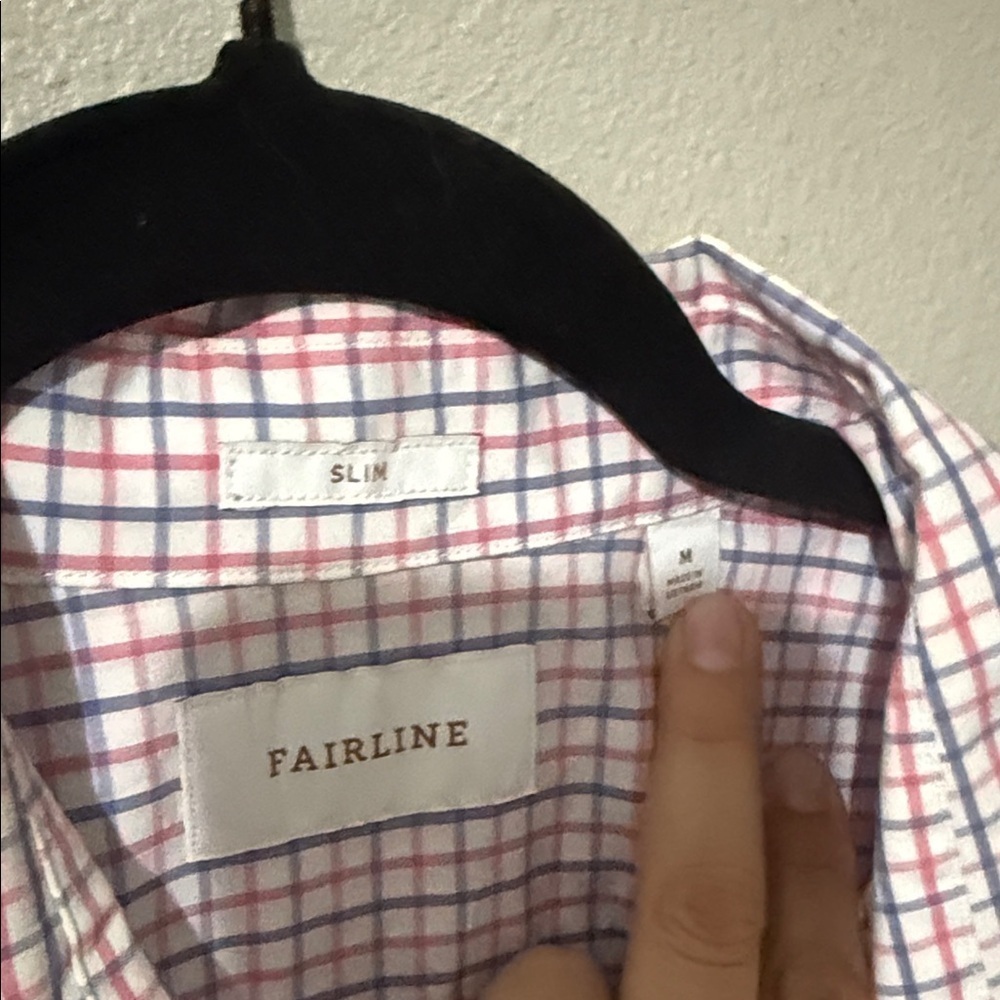 Classic Pink Checkered Men's Shirt - Picture 2 of 2